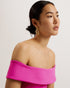 LERREN-Dresses-Scuba Bardot Midi Dress- Ted Baker Romania